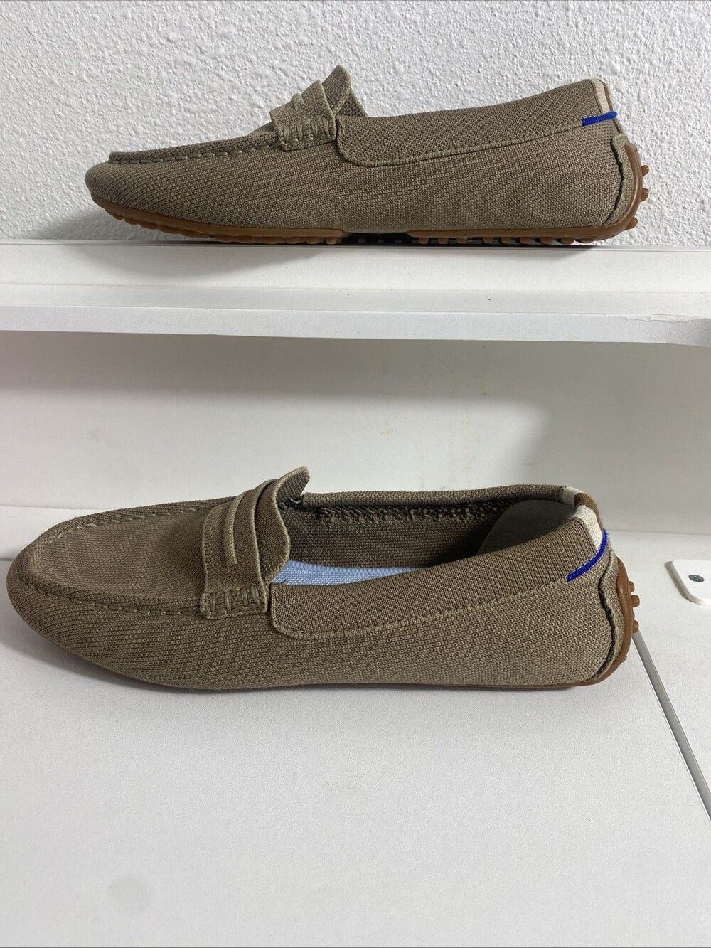 Rothy's The Driver Loafers Latte Women's Size 7.5 Washable Flats - Picture 6 of 10